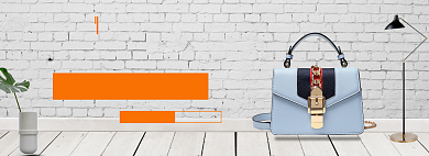 简约女包促销banner背景