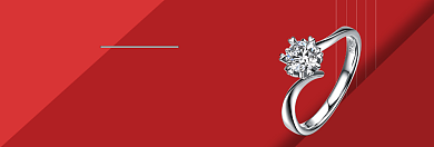 品质优雅戒指淘宝banner背景