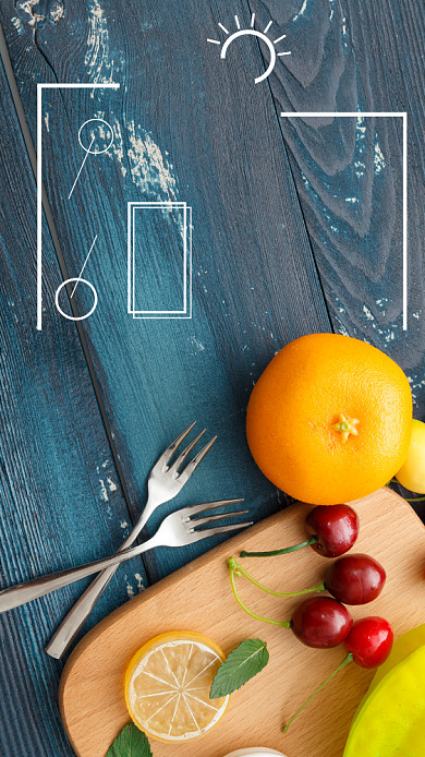 早安你好为梦想奔跑手机海报背景