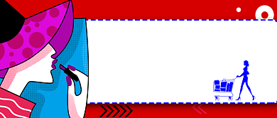 购物女性公众号首图背景