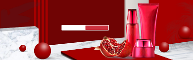 美妆护肤海报模版banner背景