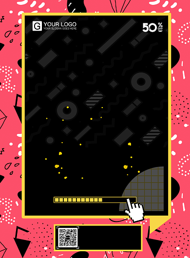 夏天优惠海报背景