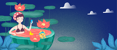 hello八月漫画公众号首图背景