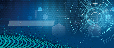 蓝色创意大数据公众号首图背景