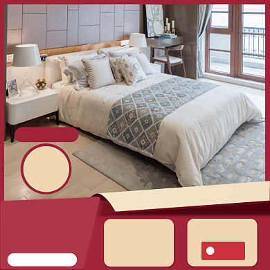 家具床双十一双十二预售直通车主图背景