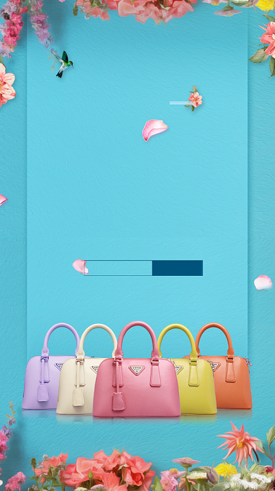 蔚蓝之夏促销海报背景