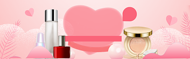 淘宝护肤品美妆护肤banner模板背景