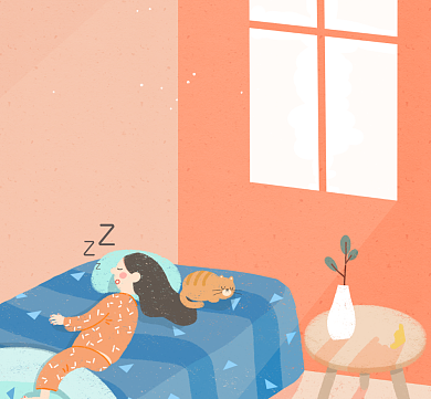 小清新起床温馨朋友圈封面背景