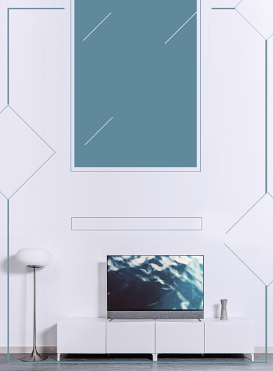 简约时尚家具定制宣传广告印刷海报背景