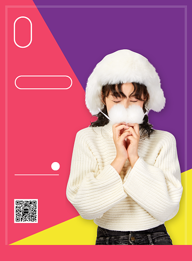 时尚服装促销宣传广告印刷海报背景