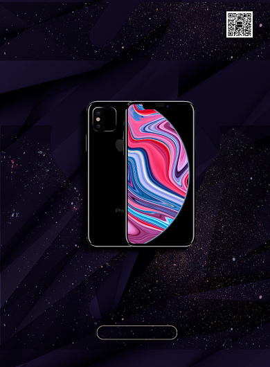 手机发布会苹果印刷海报背景