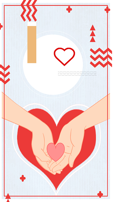 爱心义卖活动手机海报宣传背景