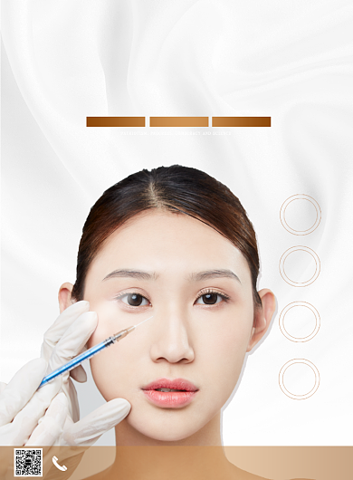 整容韩式半永久整形海报背景