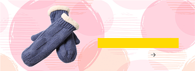 暖冬手套上新淘宝banner背景