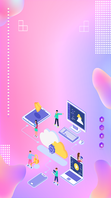 科技感手机海报背景