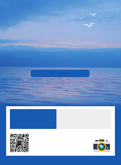 蓝色云南景点旅游宣传海报背景