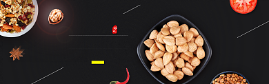 舌尖上的美味零食淘宝banner背景