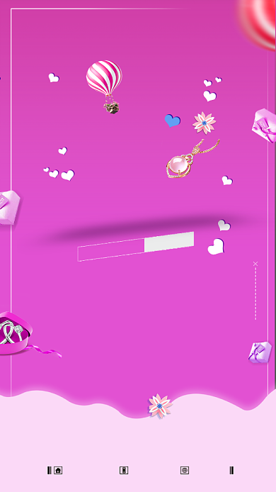 母亲节感恩粉色促销活动花朵几何手机海报背景