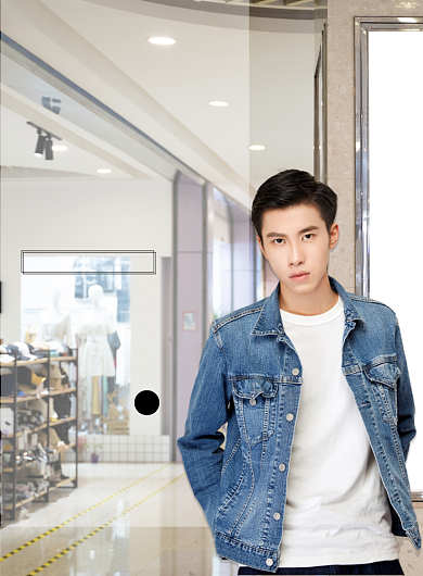 简约摄影图秋冬上新宣传促销印刷海报背景