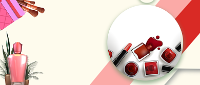 浪漫梦幻色彩绚丽美妆美容设计广告微信公众号素材图片背景