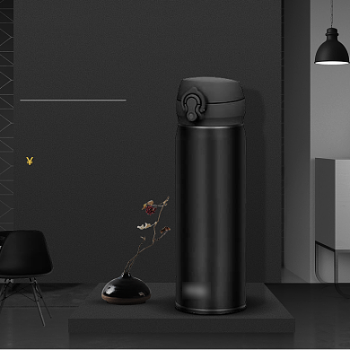 高档定制保温杯淘宝直通车图片背景