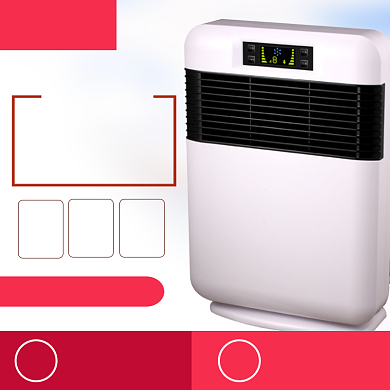 净化器家用电器淘宝电商主图背景