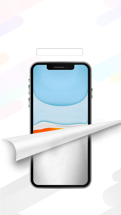 iphone简约风以旧换新回收闲置手机海报背景