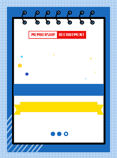 会员招募宣传单背景