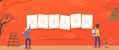 创意卡通五一放假通知插画微信公众号素材图片背景