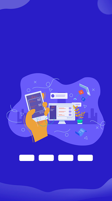 紫色扁平理财有道金融投资贷款手机海报背景