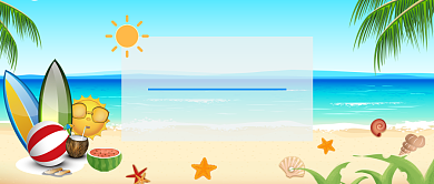 大暑高温来袭如何应对炎热漫画公众号首图背景