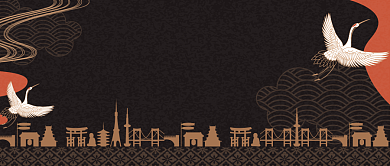 大气新中式高雅房地产广告微信公众号素材图片背景