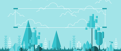 商业扁平房地产优惠公众号首图背景