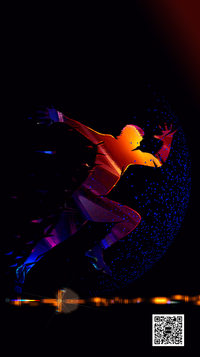 筒约企业文化通用手机海报背景