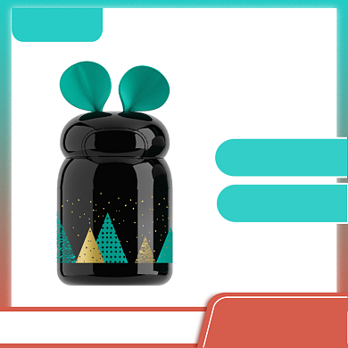 蓝色橙色可爱卡通水壶直通车背景