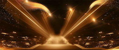 金色大气恢弘房地产广告微信公众号素材图片背景