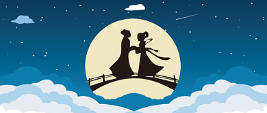 七夕公众号首图背景