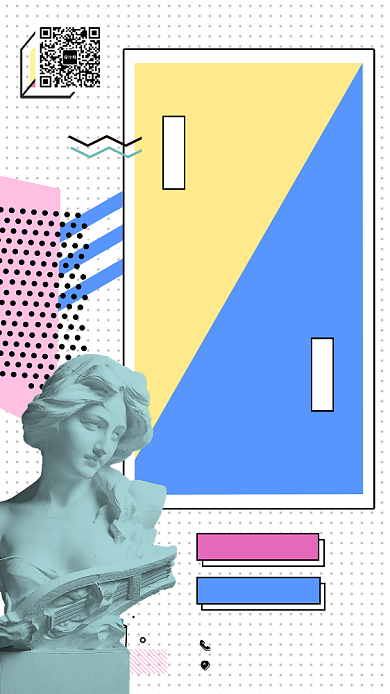 艺术美术培训招生海报背景