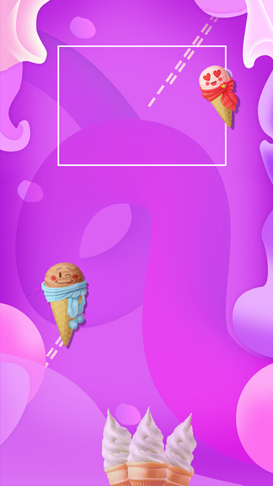 美味冰激淋初夏上市海报背景