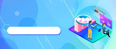 渐变金融理财扁平化小清新首图背景