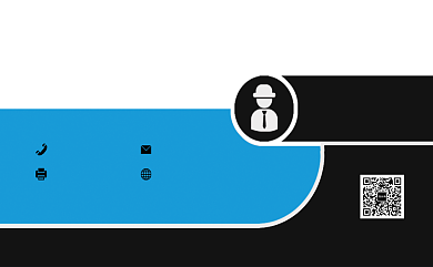 简约男士个人名片背景