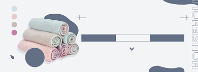 毛巾家居淘宝电商banner图背景