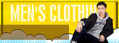 秋季男装淘宝banner背景