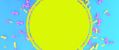 黄蓝教育培训小小数学家开课首图背景