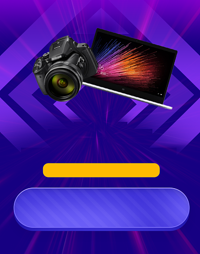 蓝色调小家电淘抢购电商海报背景