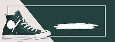 帆布鞋淘宝banner背景