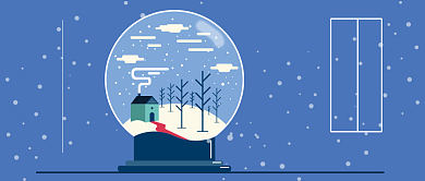 今日大雪新媒体首图背景