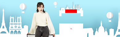 秋季新风尚女装海报背景