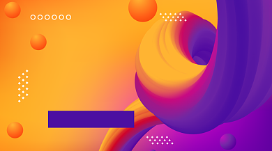 抽象概念流体渐变紫色商业插画手机海报背景