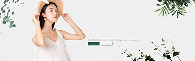 女装秋装上新淘宝电商banner背景